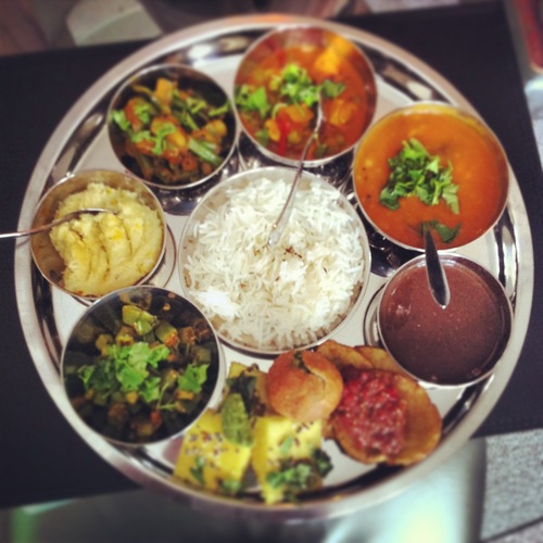 Gujarati Thali Social - Little bowls of the most amazing vegetarian Food